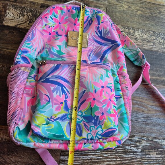 Lilly Pulitzer Bahia It’s Was All A Dream Floral Backpack *Hole/Defected* - Picture 14 of 16